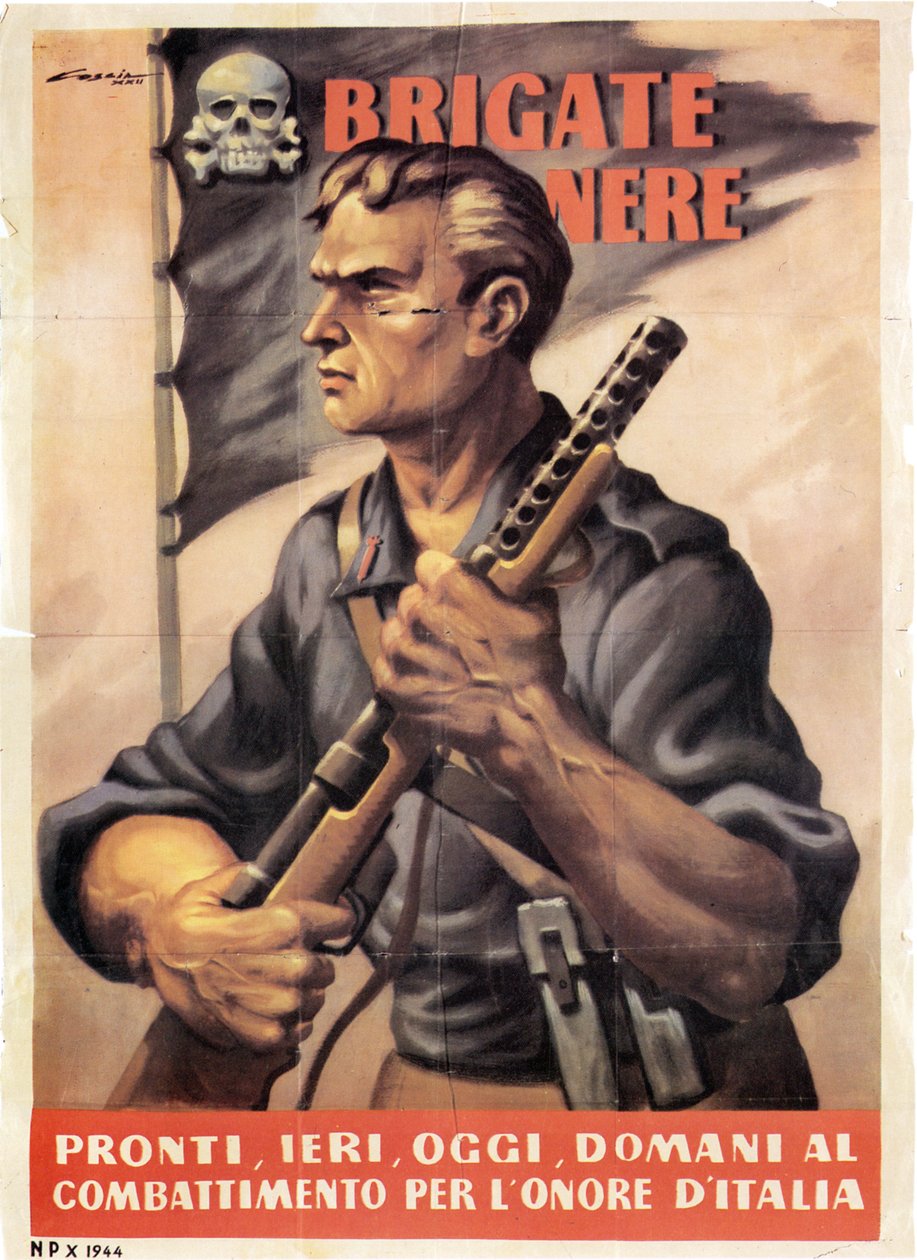宣传。黑旅。准备好，昨天，今天，明天为意大利争取荣誉。 1943年 作者 不明