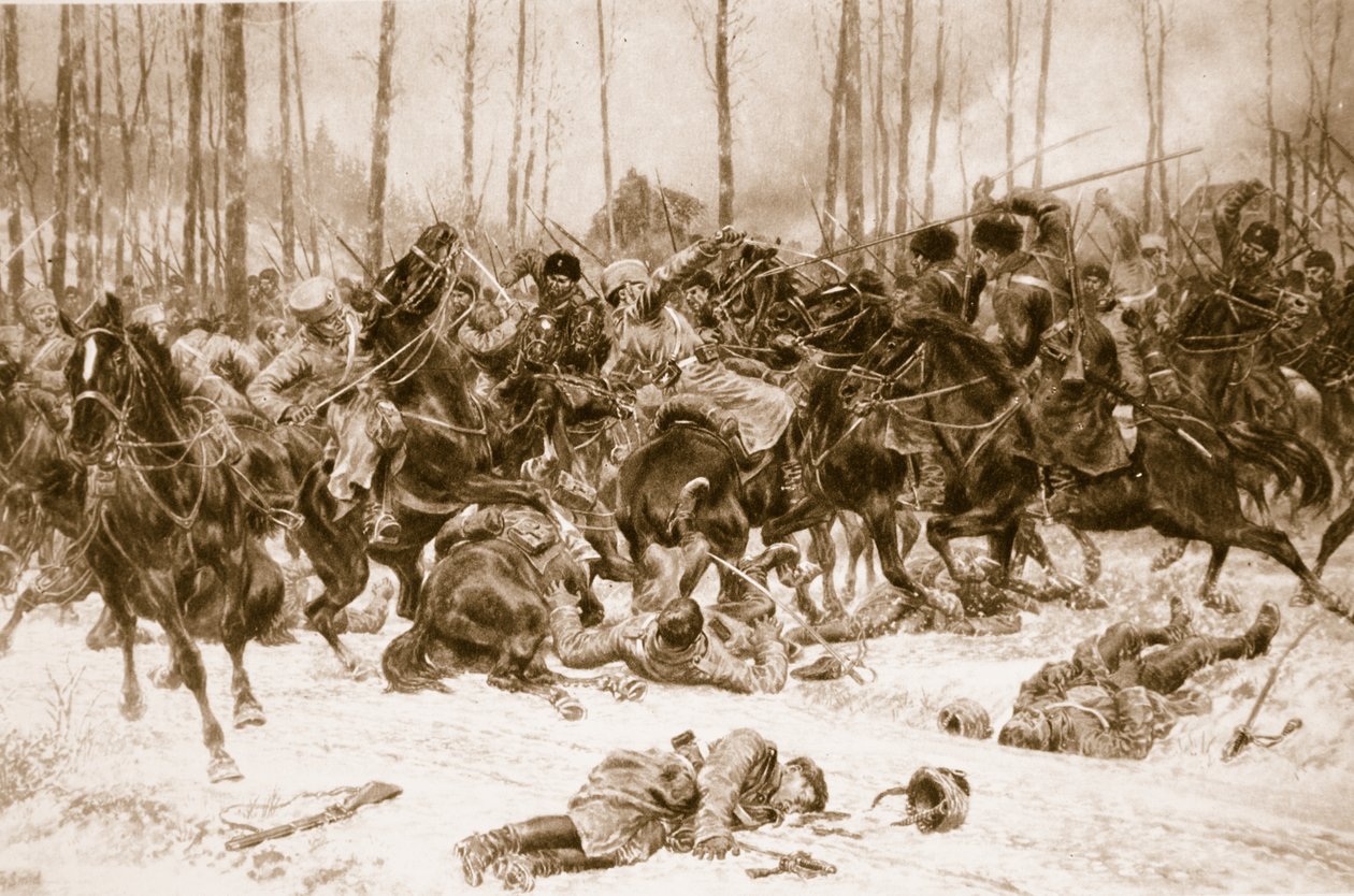 普鲁士骑兵对付哥萨克人：德涅斯特的激烈遭遇，1914-19 作者 不明