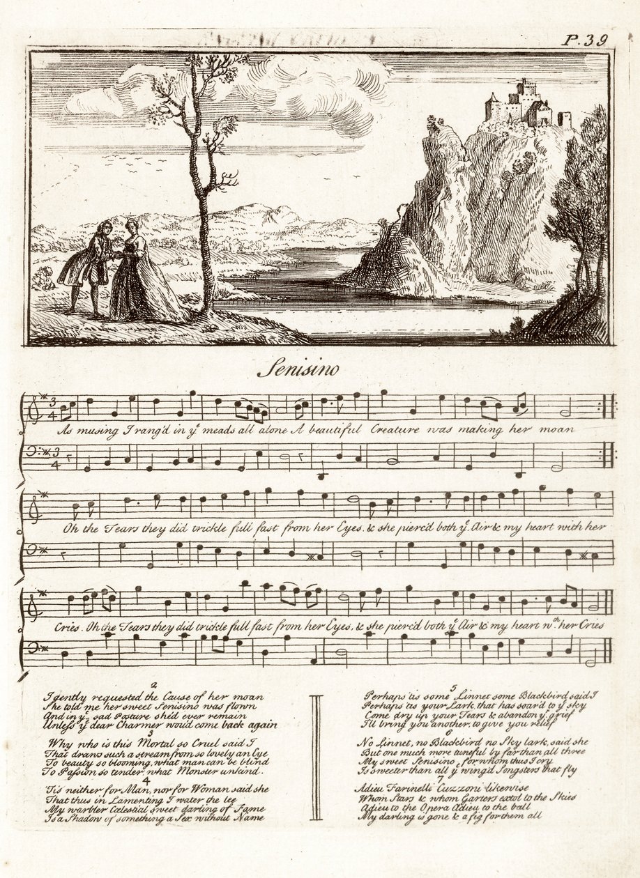 Seneino by Handel，雕刻 作者 不明