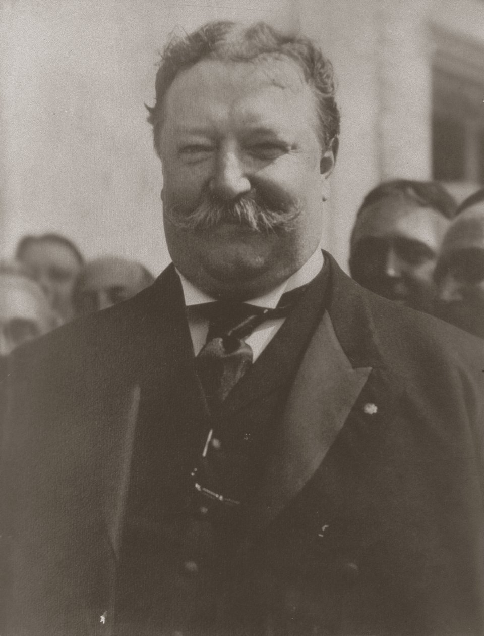 William H. Taft（1857-1930）在路易斯安那购买博览会上，1904年 作者 美国摄影师
