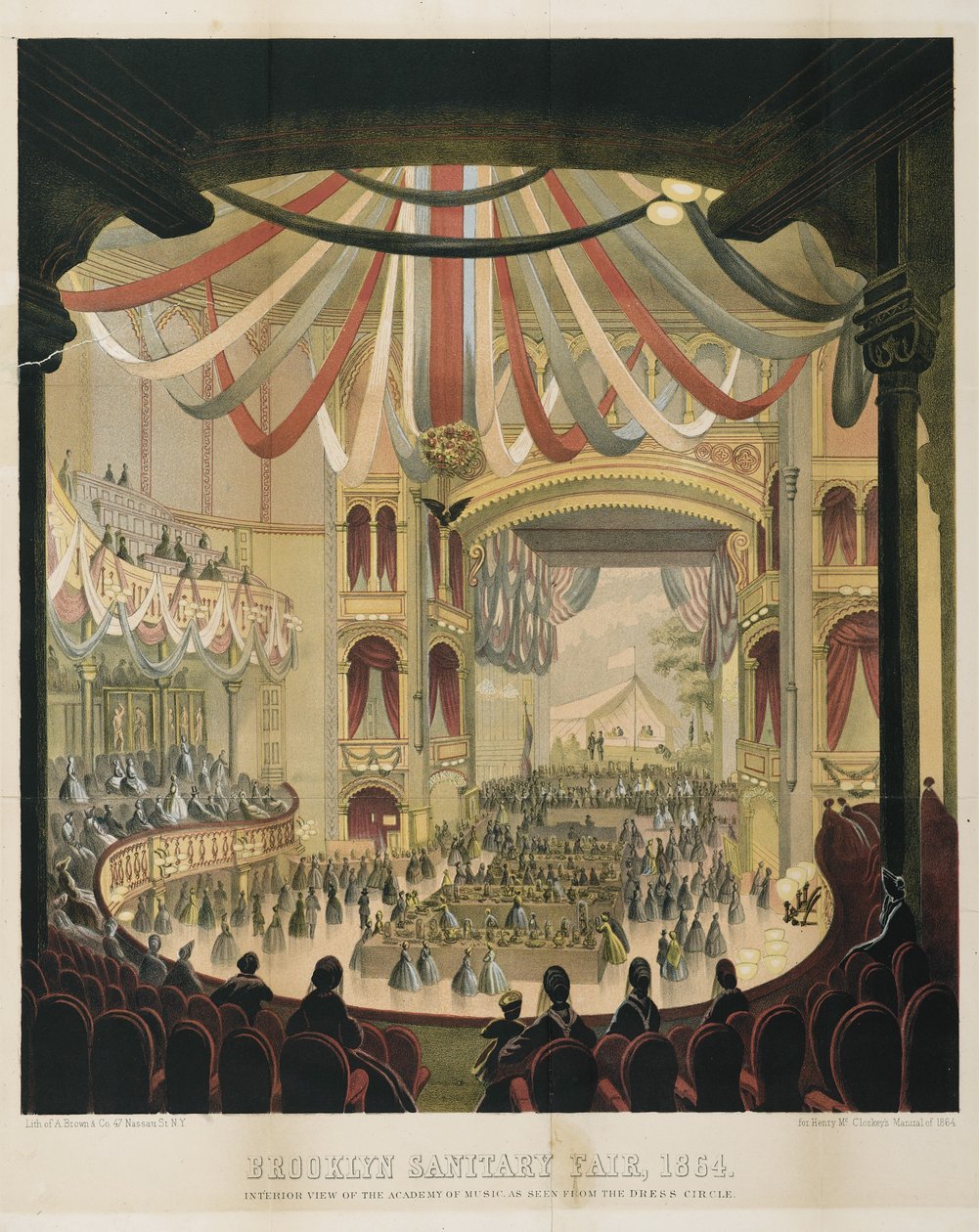 布鲁克林卫浴博览会，1864年 作者 美国学校