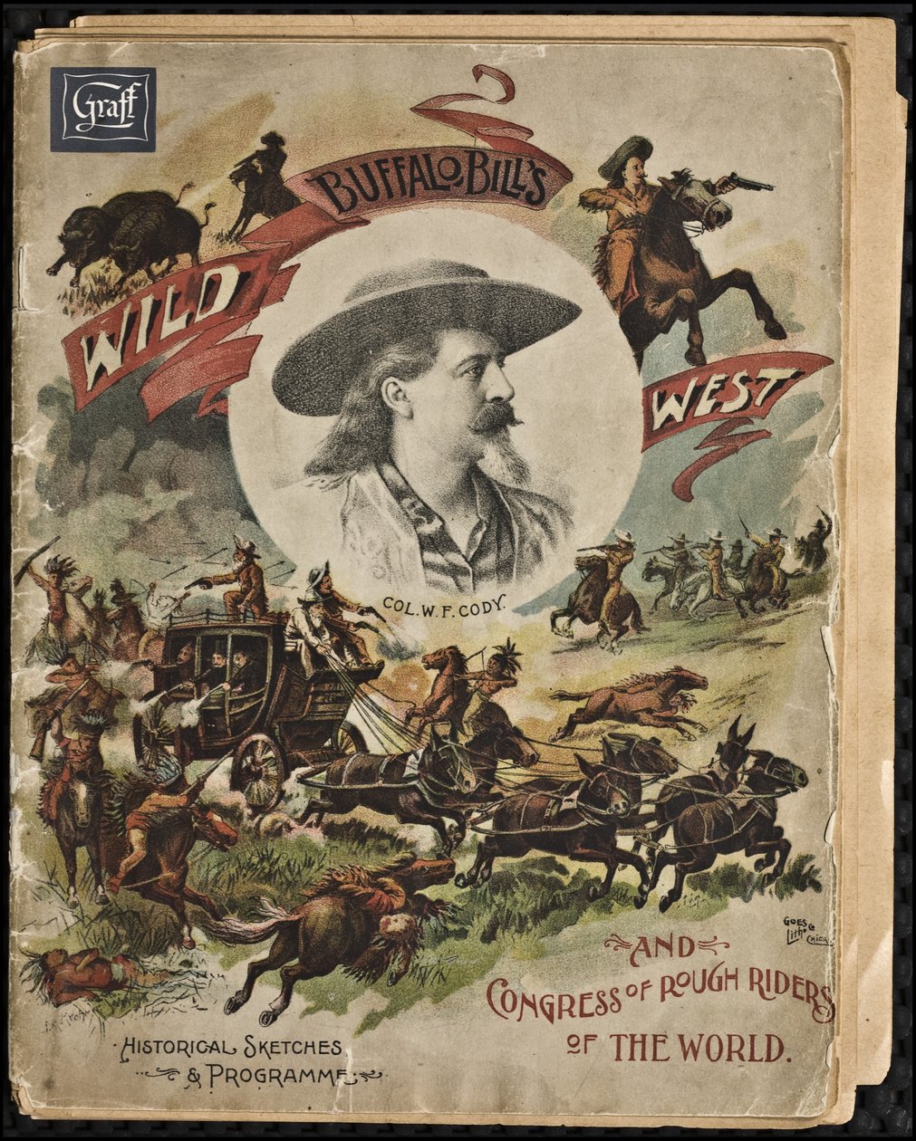 Codys Wild West Show，1893 作者 美国学校