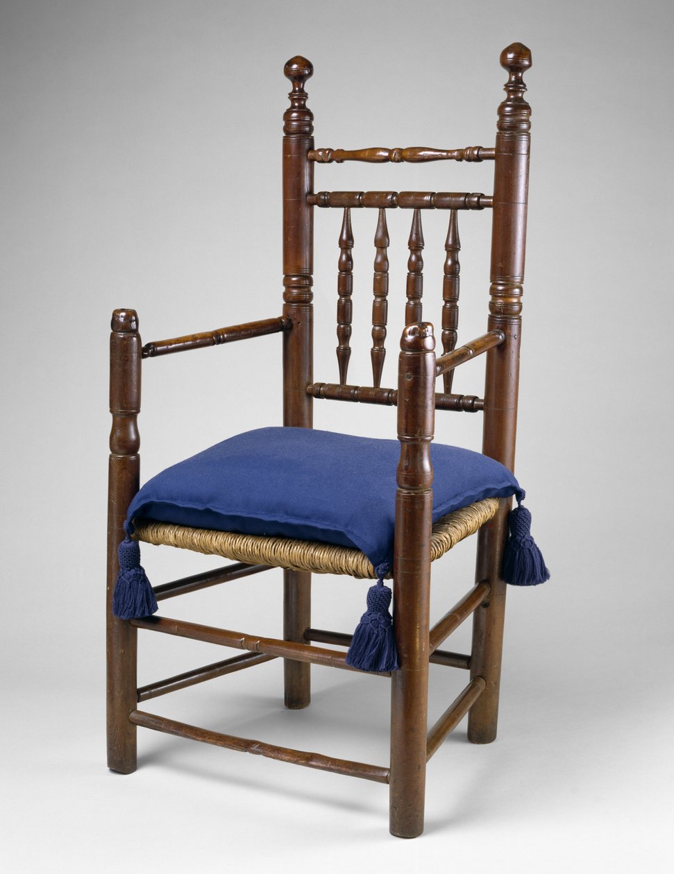 伟大的椅子，1680-1710（软枫;灰） 作者 美国学校
