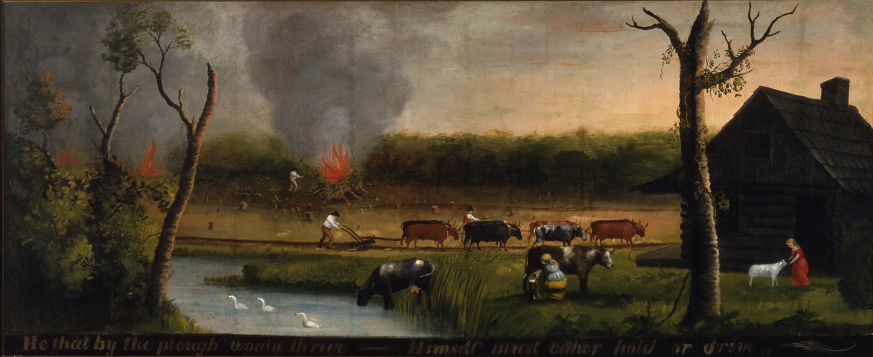 犁耕的人会茁壮成长吗？他自己必须要么持有或开车，要知道，1825-50 作者 美国学校