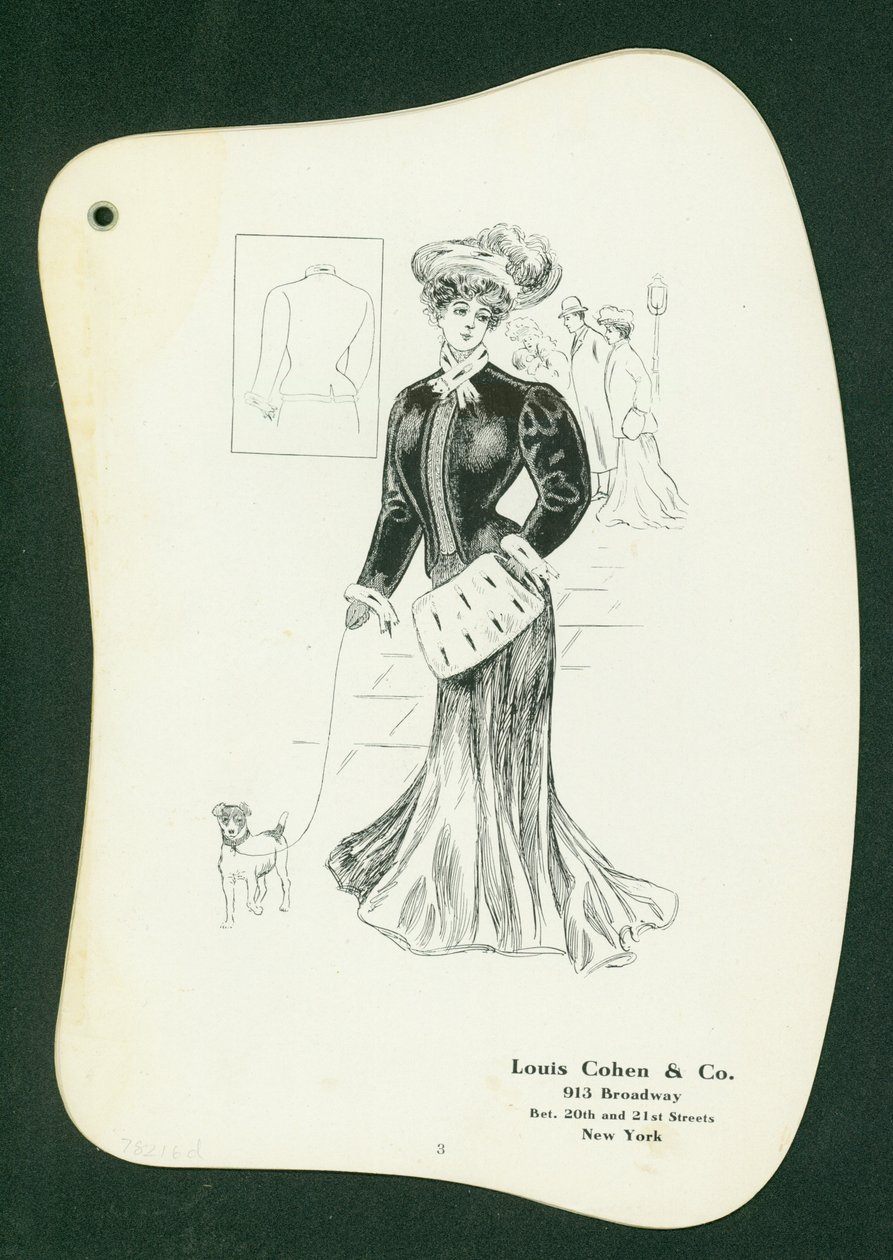 Louis Cohen＆Co。913百老汇[女装目录插图]（线条雕刻） 作者 美国学校