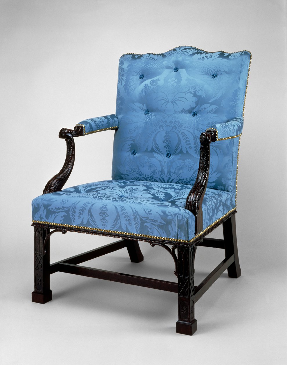费城扶手椅，1763-71（桃花心木） 作者 美国学校