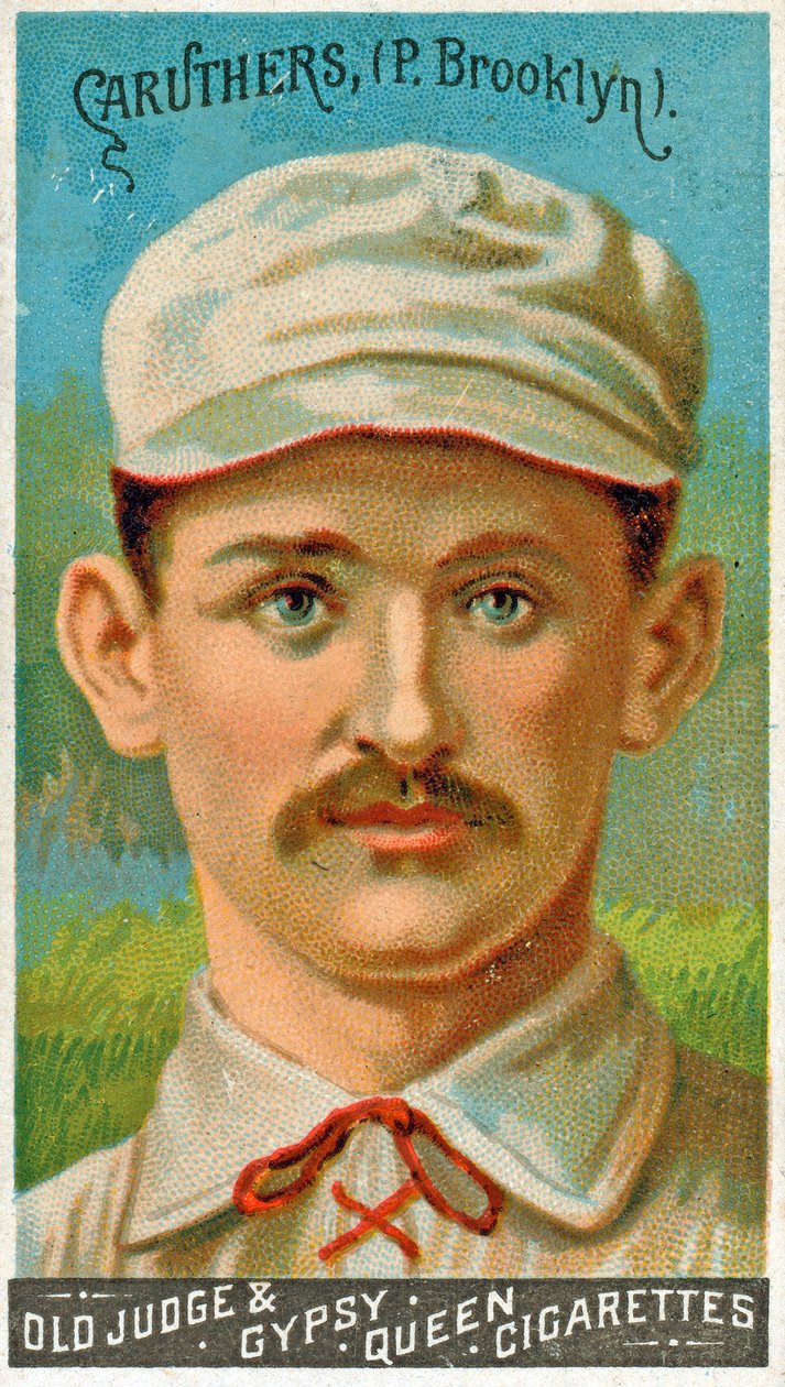 Bob Caruthers，Brooklyn Trolley-Dodgers，1887年的肖像 作者 美国学校