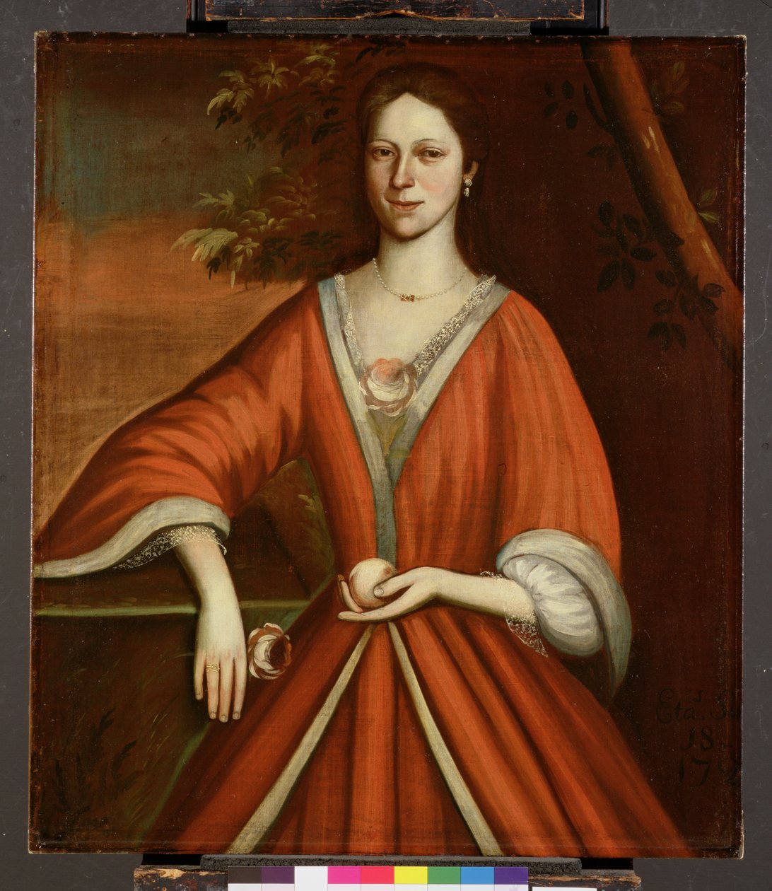 Lavinia van Vechten，1720年的肖像 作者 美国学校