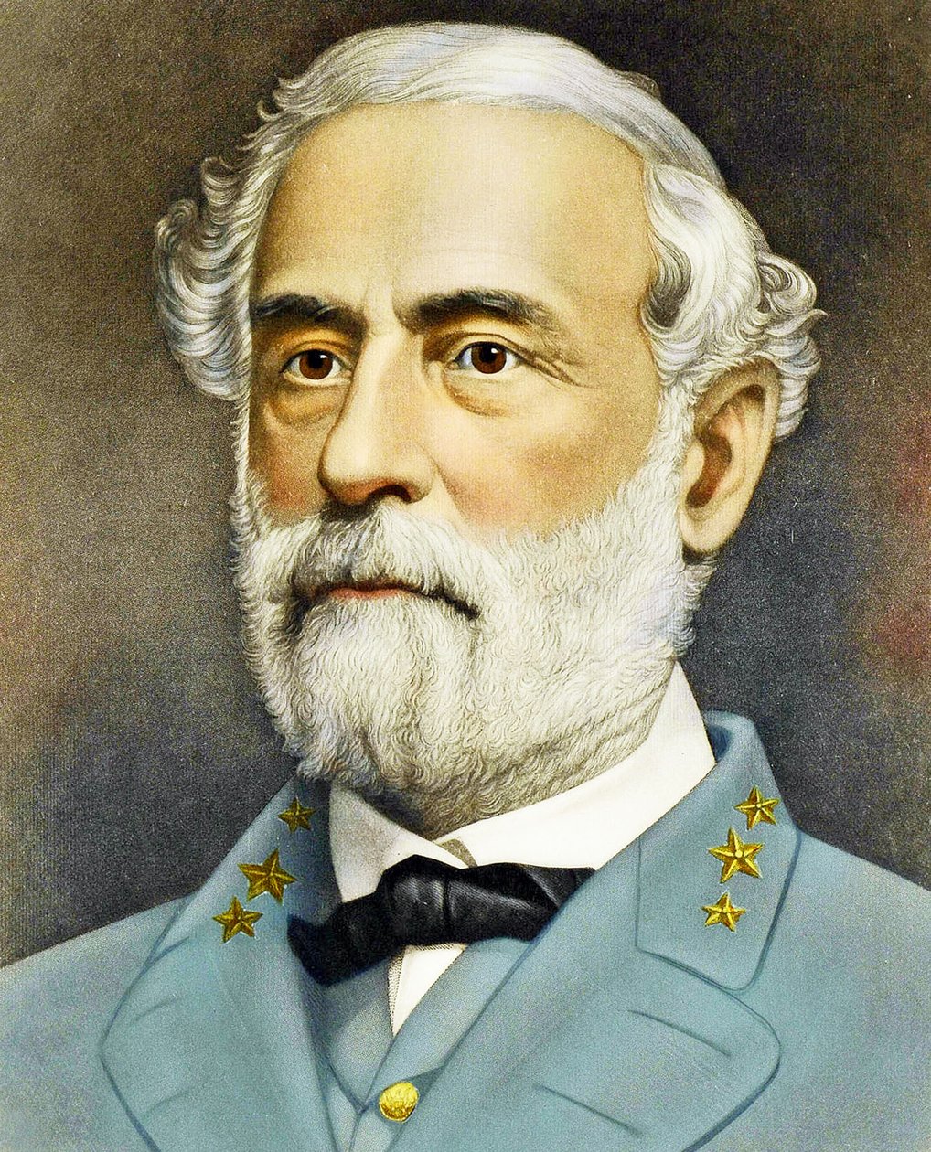 罗伯特爱德华李的肖像c。 1870 作者 美国学校