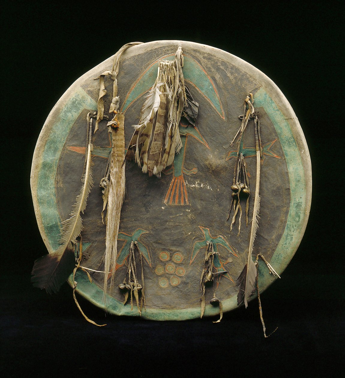 Shield，Cheyenne，c.1860 作者 美国学校