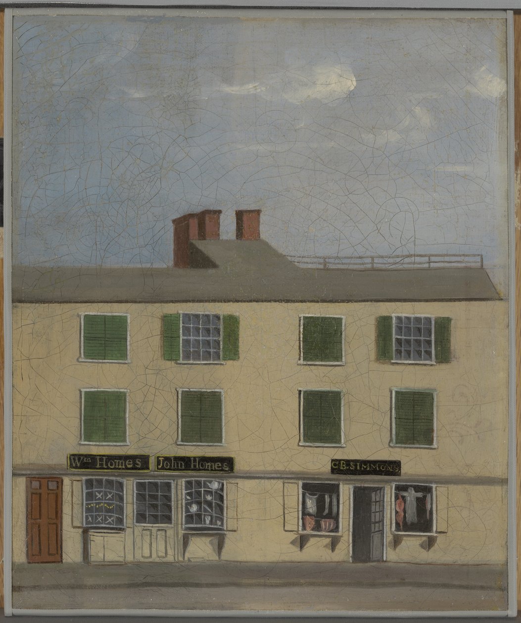 William Homes的小银匠商店，Jr。，1816-25 作者 美国学校