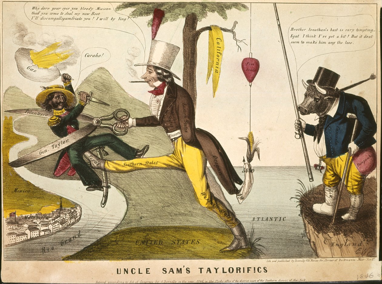 1846年，叔叔Sams Taylorifics 作者 美国学校