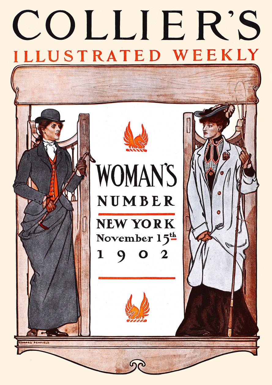 女性号码纽约，1902年 作者 美国学校