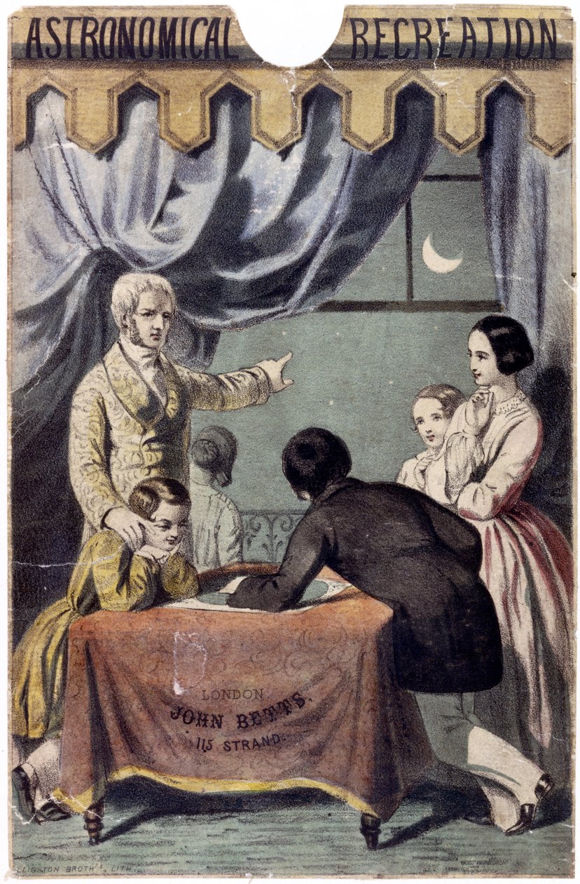 天文观测，由Leighton Brothers打印，第1850页 作者 英语学校