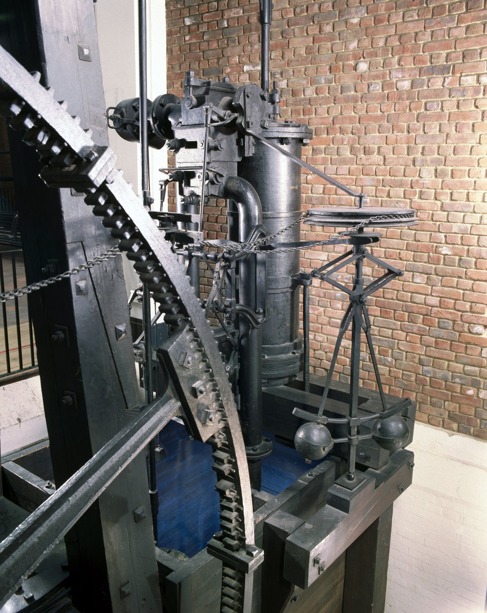 Boulton和Watts旋转发动机，1788（金属） 作者 英语学校
