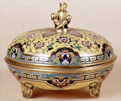 碗珐琅装饰，1870年（黄铜） 作者 英语学校