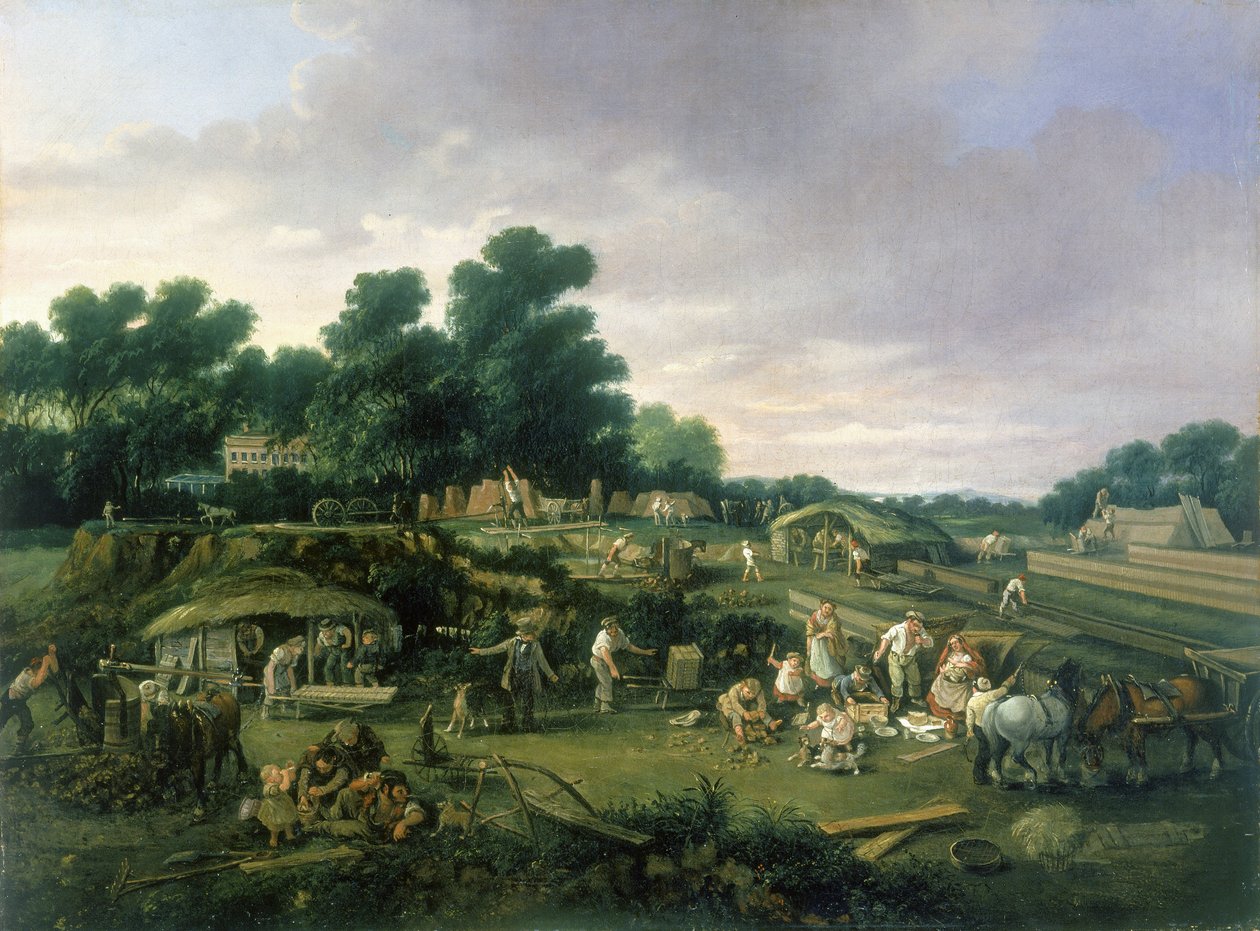 英国乡村砖砌，1840年 作者 英语学校