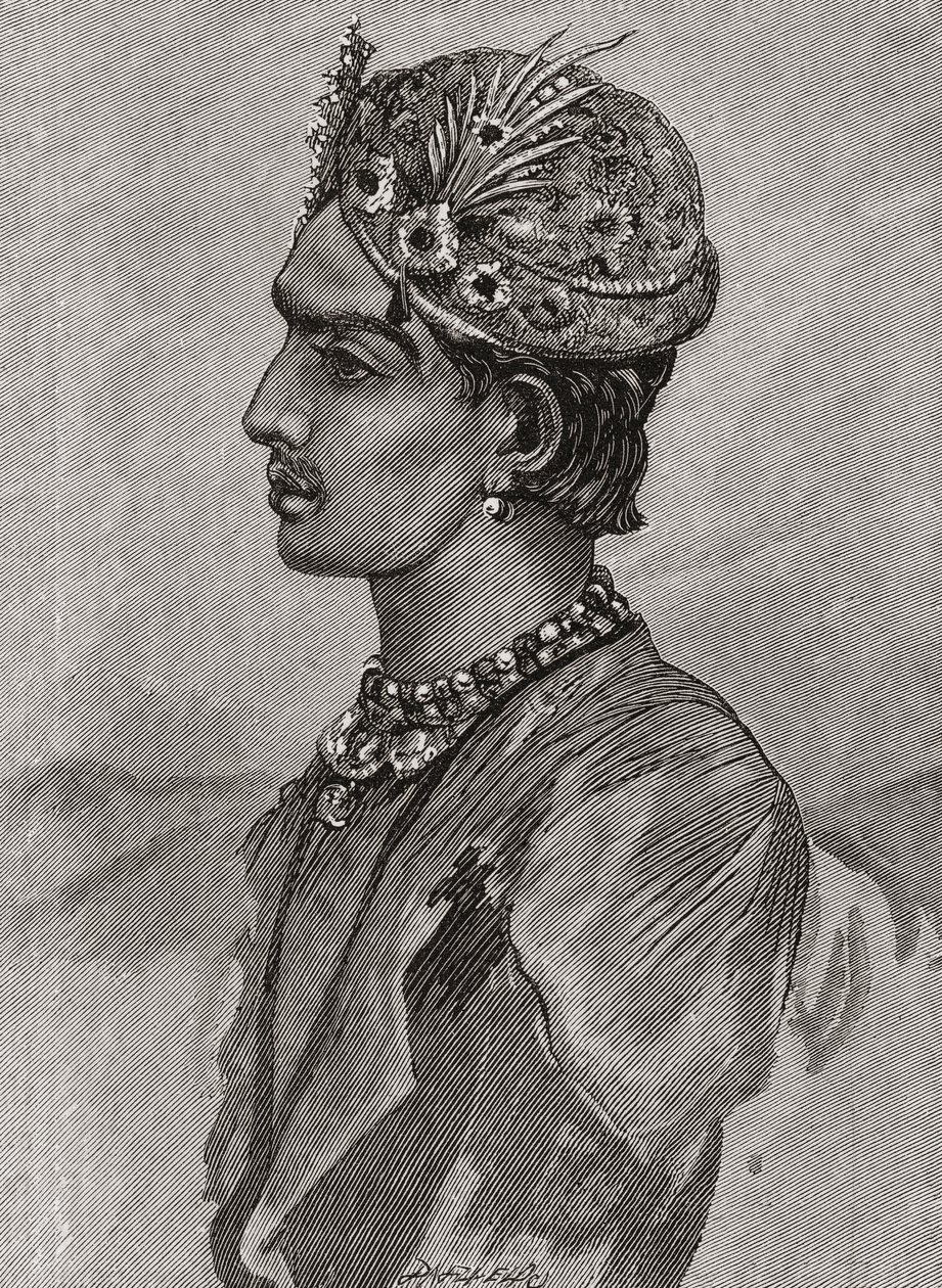 来自“艺术杂志”的Maharaja Mangal Singh Prabhakar于1878年出版 作者 英语学校