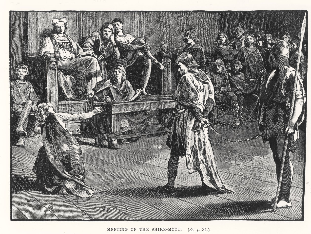 Shire-Moot会议，c.835 作者 英语学校