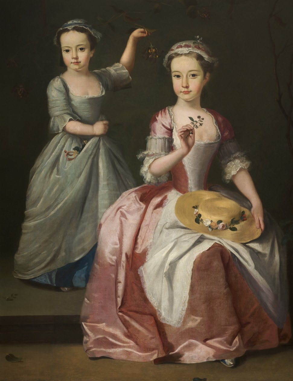 Meriel Legh和Dorothea Byrne，1750年 作者 英语学校