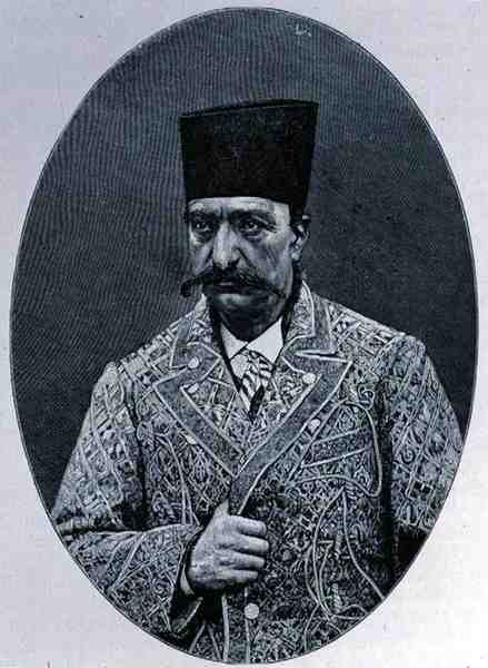 Naser od-Din（1831-96）土耳其血统波斯的已故Shah，来自人类历史，第三卷，由Friedrich Ratzel教授，1898年 作者 英语学校