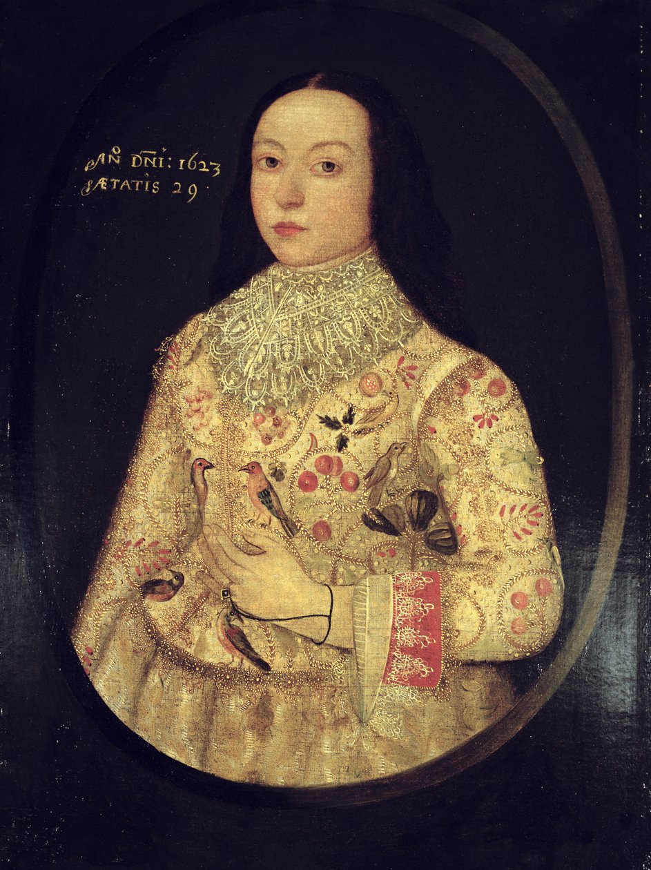 艾米西摩的肖像，1623年 作者 英语学校