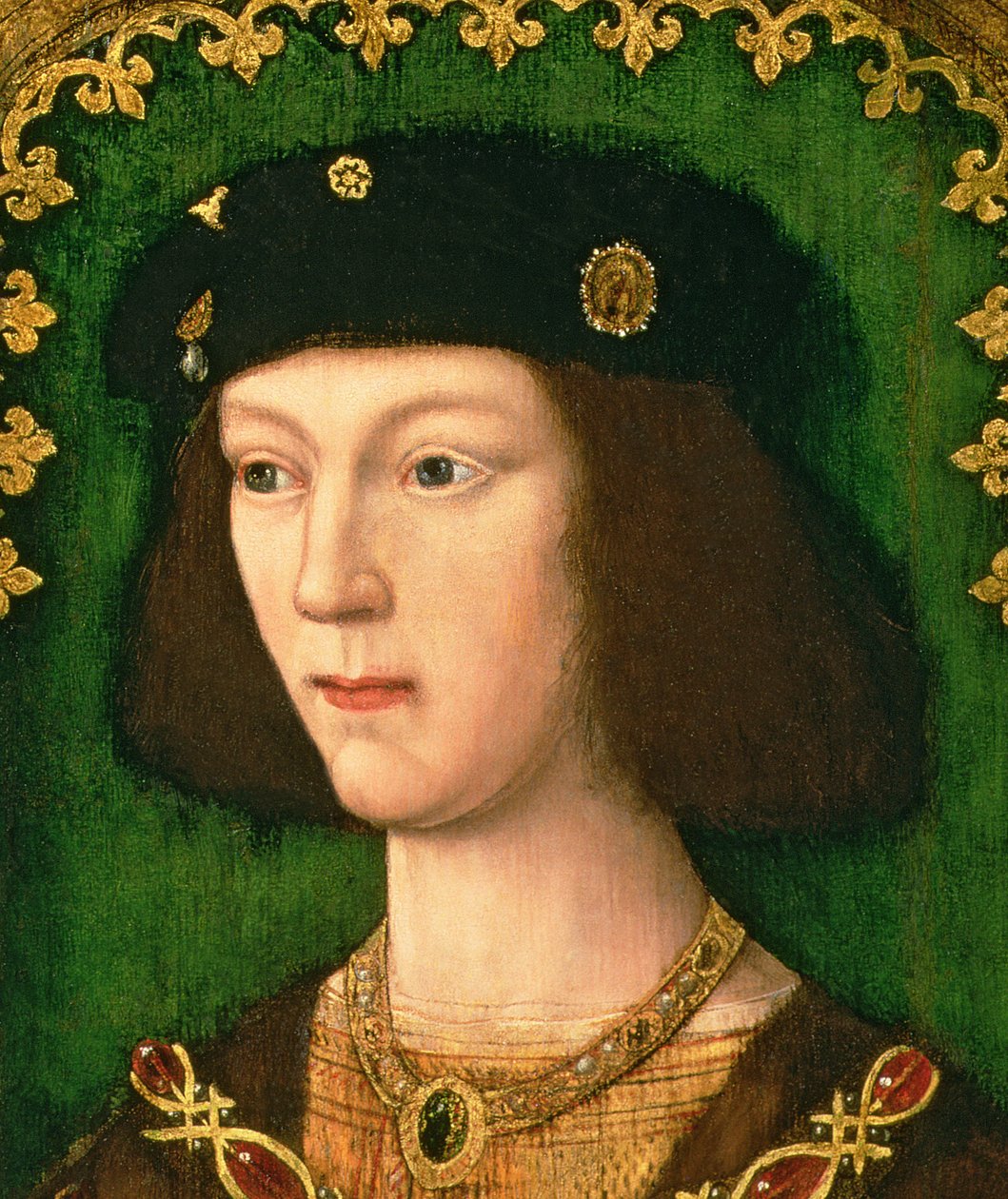 亨利八世的肖像（1491-1547），c.1509（详情119971） 作者 英语学校