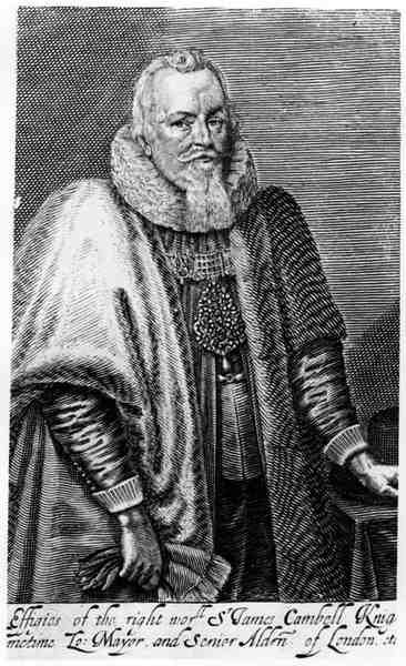 James Cambell爵士的肖像（1570-1642） 作者 英语学校