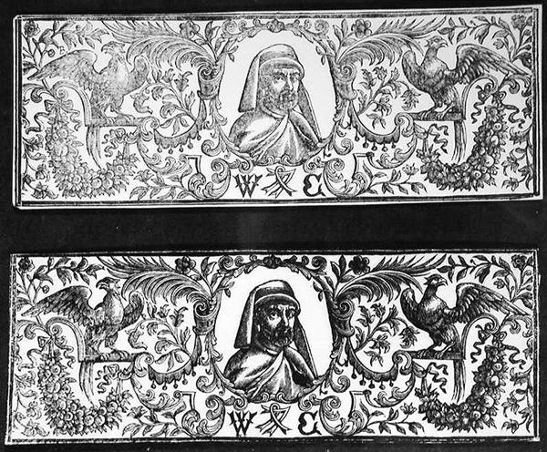 William Caxton的肖像（c.1422-91） 作者 英语学校