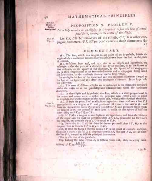 艾萨克·牛顿爵士（1642-1727）1777（见136313）自然哲学数学原理第一卷的命题X问题五 作者 英语学校
