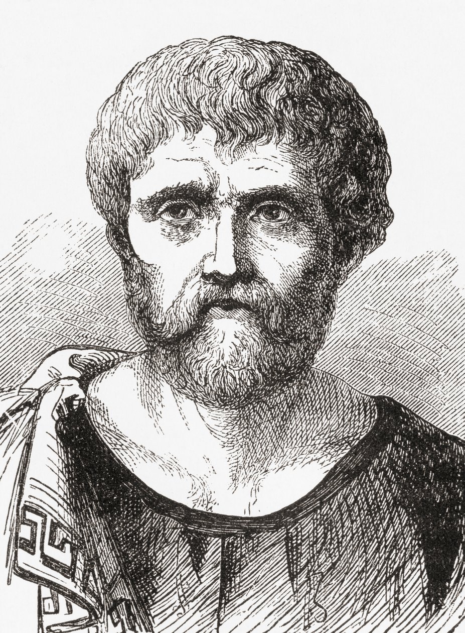 Seneca the Younger，来自Ward and Locks Illustrated the World of the world，pub。 c.1882 作者 英语学校