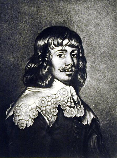 威廉·汉密尔顿（1616-51）汉密尔顿第二公爵，英国历史上杰出人物肖像的插图，由罗伯特·邓卡顿（1744-c.1817）（mezzotint）刻。 作者 英语学校