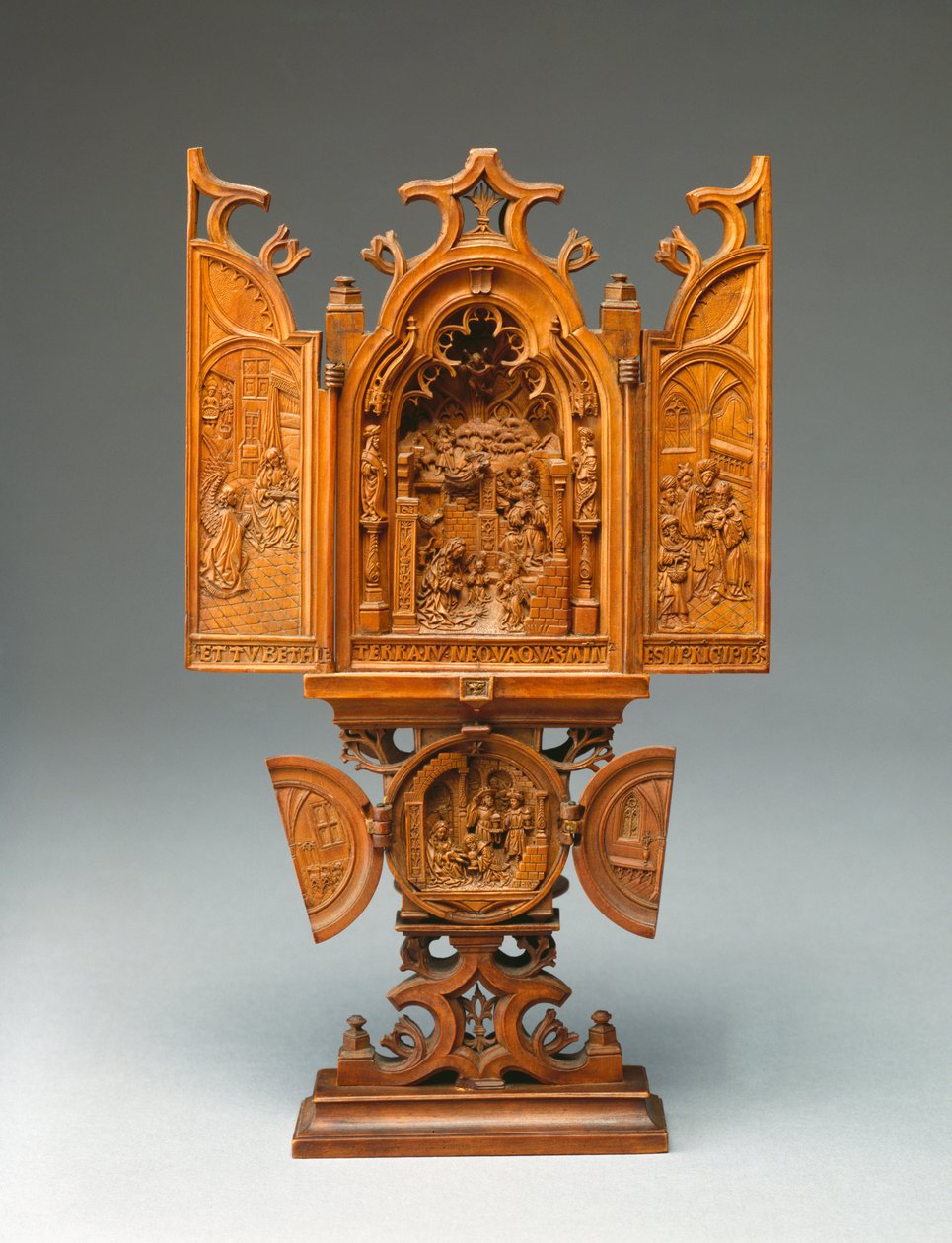 耶稣诞生，c.1520（黄杨木） 作者 佛兰芒学校