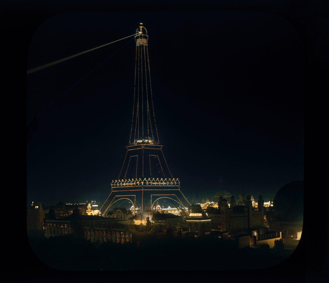 巴黎博览会：Effel Tower，1900（灯笼幻灯片） 作者 法国摄影师