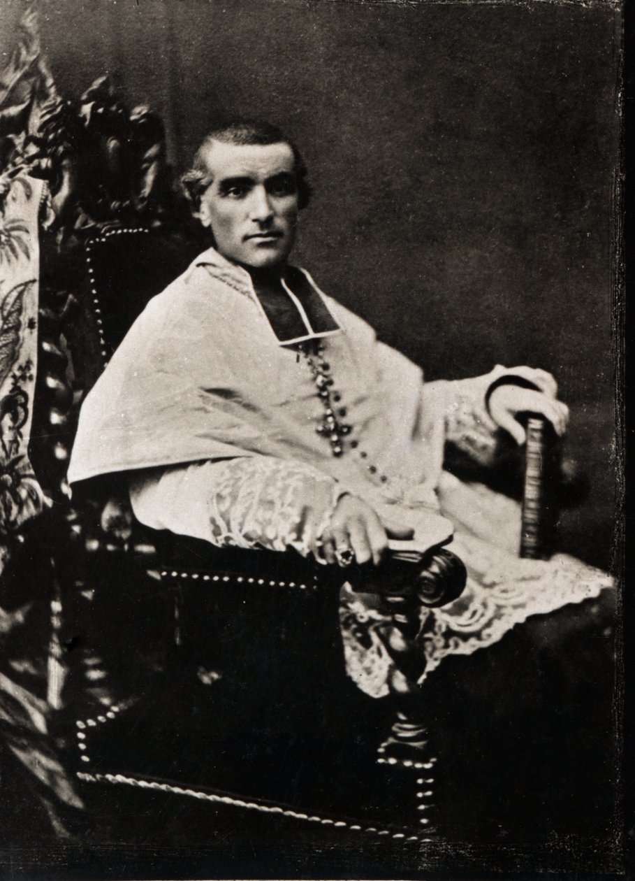 Adolphe Perraud（1828-1906）的肖像，法国红衣主教和院士。 作者 法国摄影师