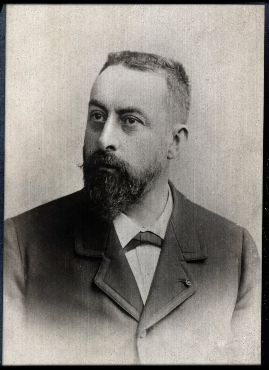 Alfred Rambaud（1842-1905）的肖像，法国历史学家。 作者 法国摄影师