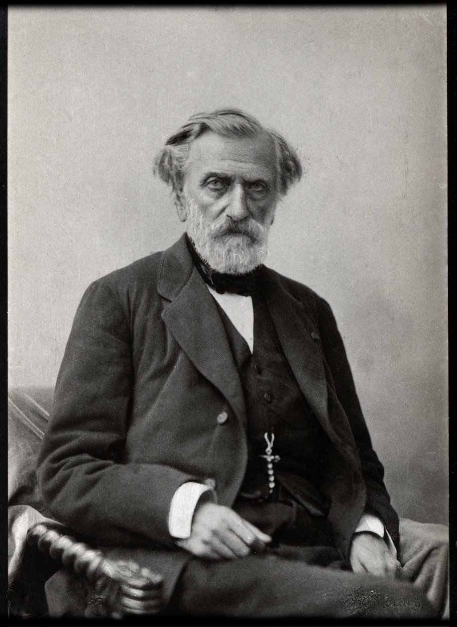 Ambroise Thomas（1811-1896）的肖像，法国作曲家。 作者 法国摄影师