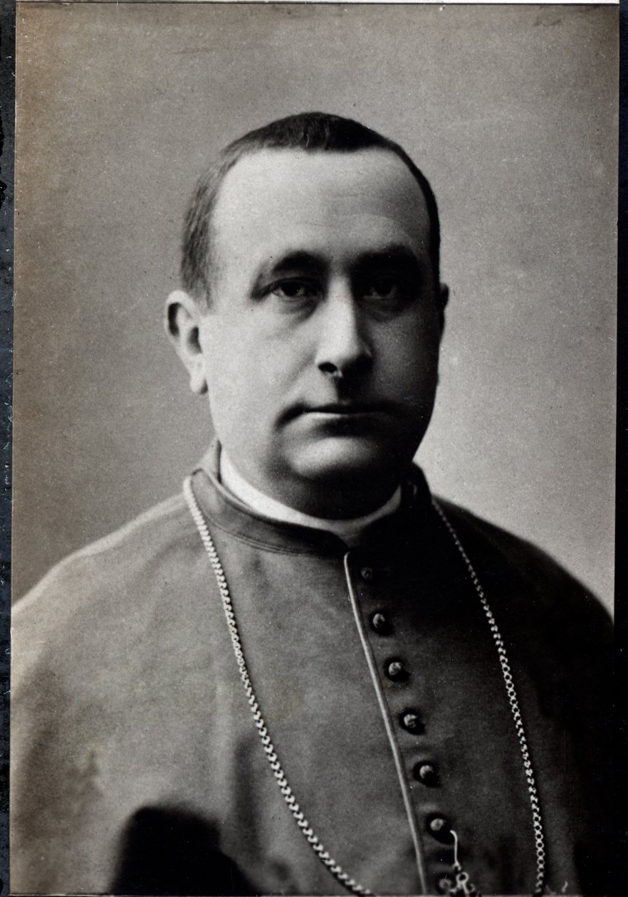Rende（1847-1897）Camillo Siciliano画象，意大利主教。 作者 法国摄影师