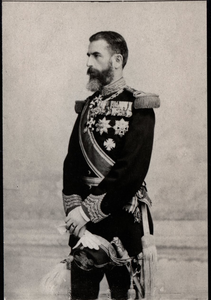 罗马尼亚（1839-1914），罗马尼亚国王卡罗尔的肖像。 作者 法国摄影师