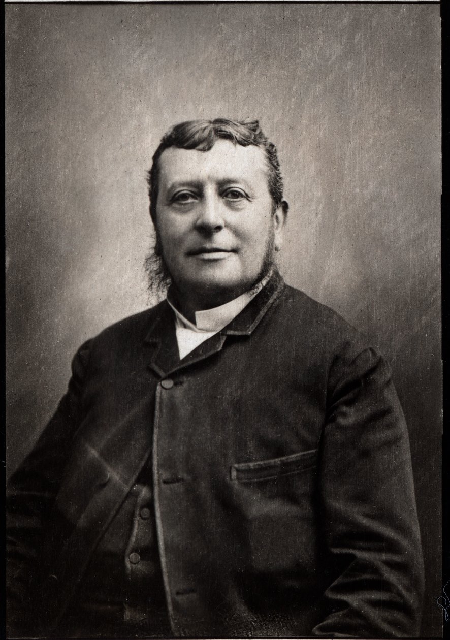 Charles Gabriel Edgar Demange（1841-1925）的肖像，法国律师。 作者 法国摄影师