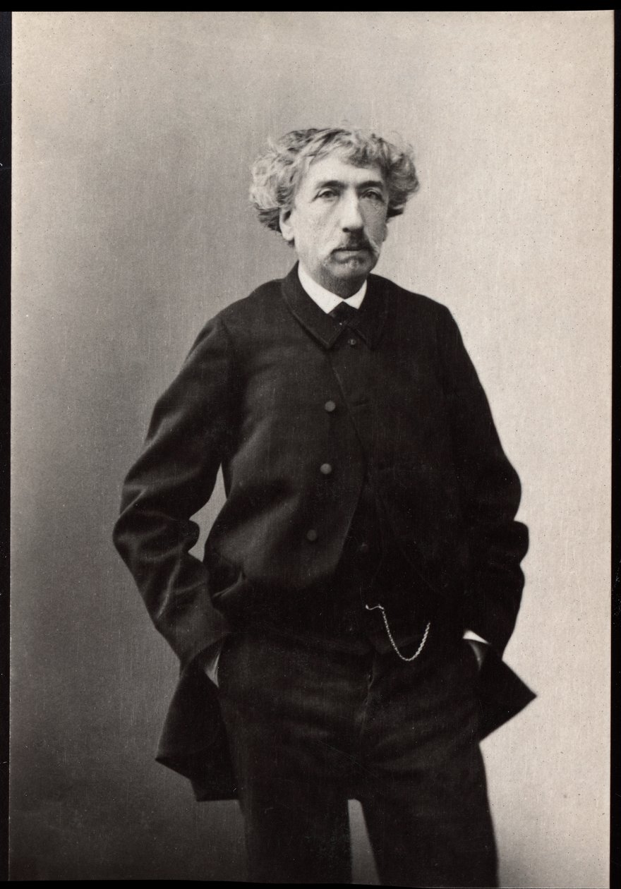 Charles Garnier（1825-1898）的肖像，法国建筑师。 作者 法国摄影师