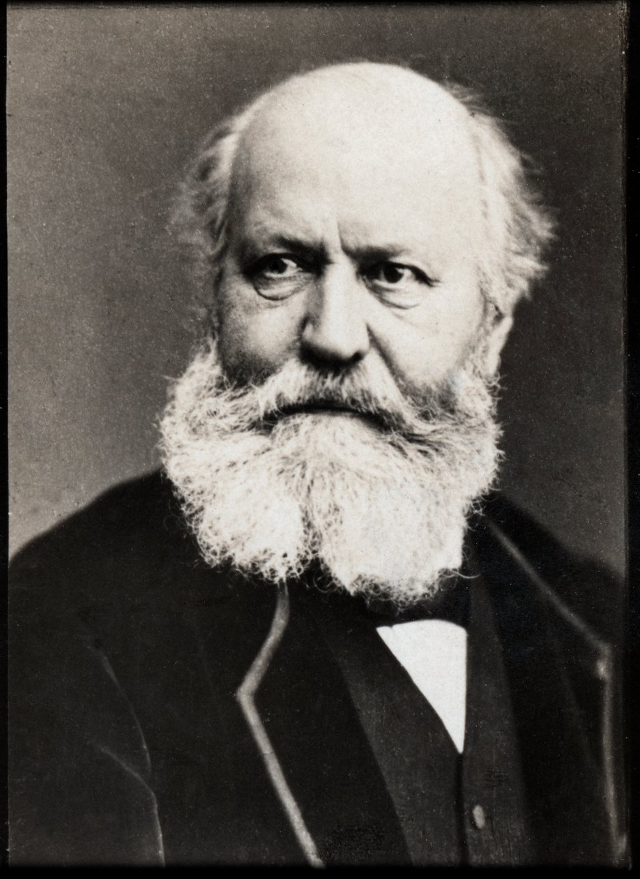 Charles Gounod（1818-1893）的肖像，法国作曲家。 作者 法国摄影师