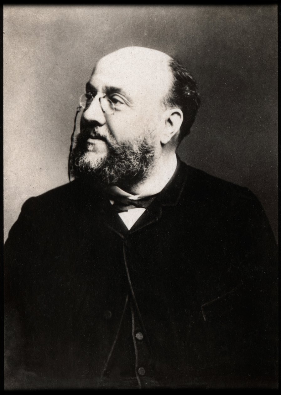 Charles Lamoureux（1834-1899）的肖像，法国指挥和小提琴家。 作者 法国摄影师