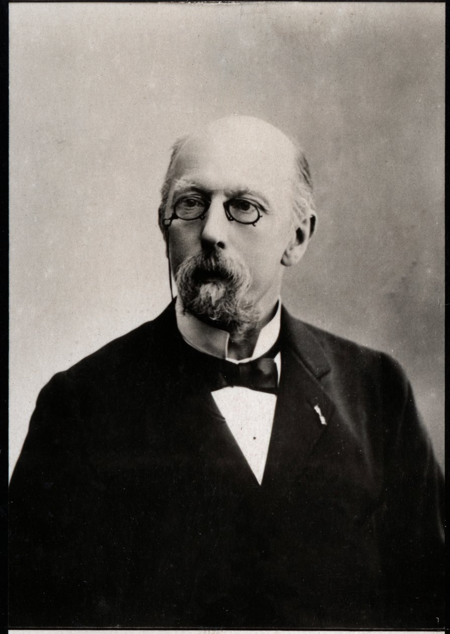 Edmond Bertrand（生于1842年）的肖像，法国法官。 作者 法国摄影师
