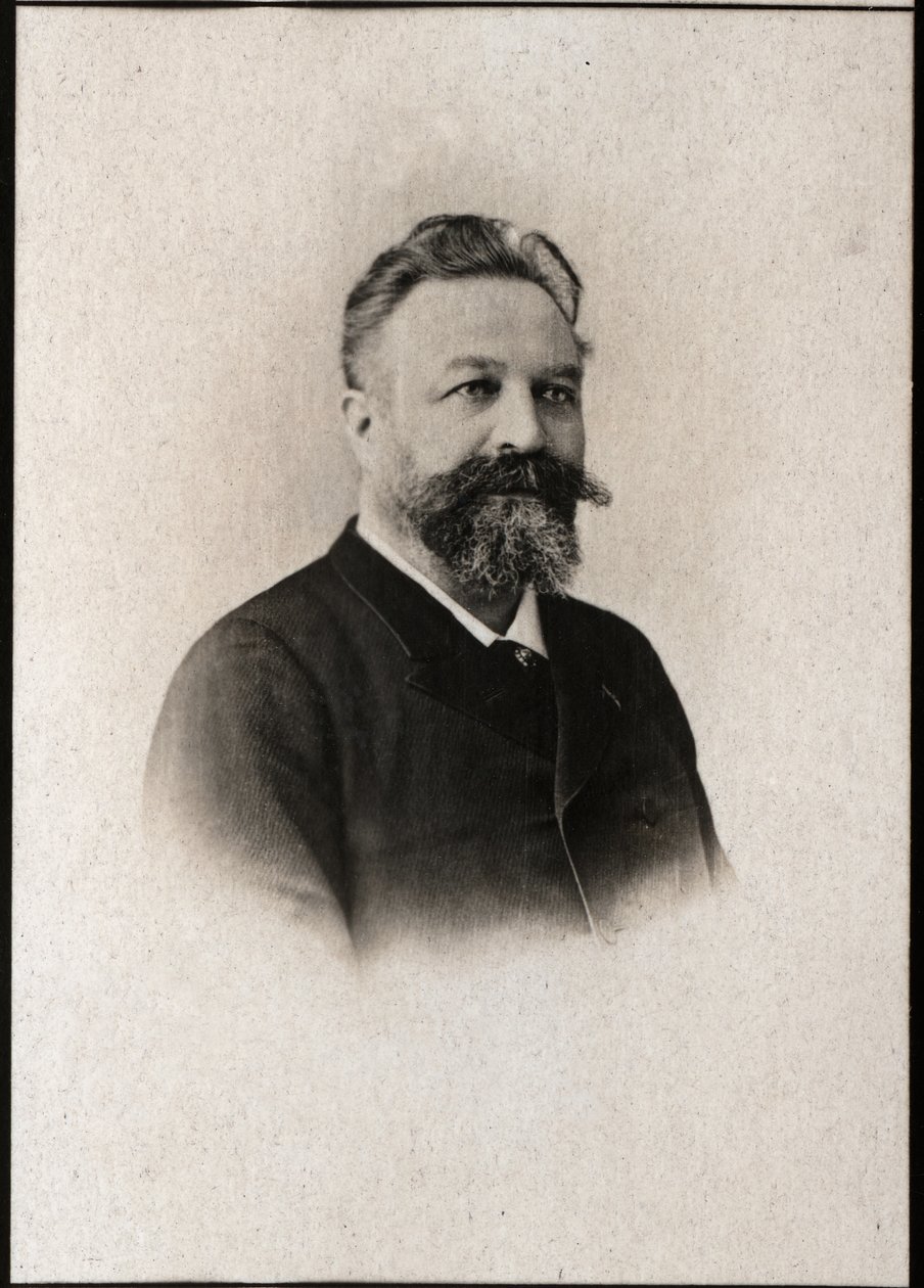 Edouard Colonne（1838-1910）的肖像，法国指挥和小提琴手。 作者 法国摄影师