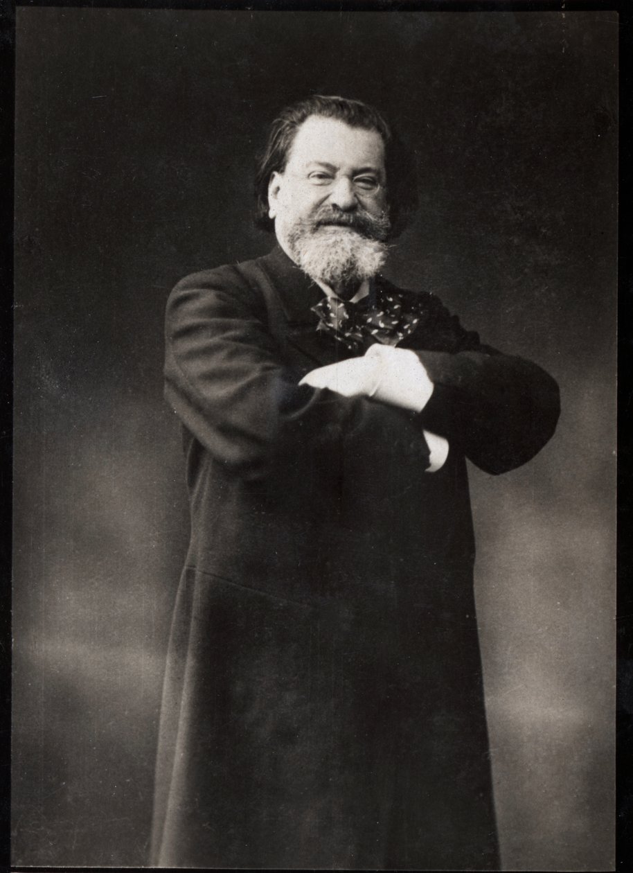 Edouard Drumont（1844-1917）的肖像，法国记者。 作者 法国摄影师