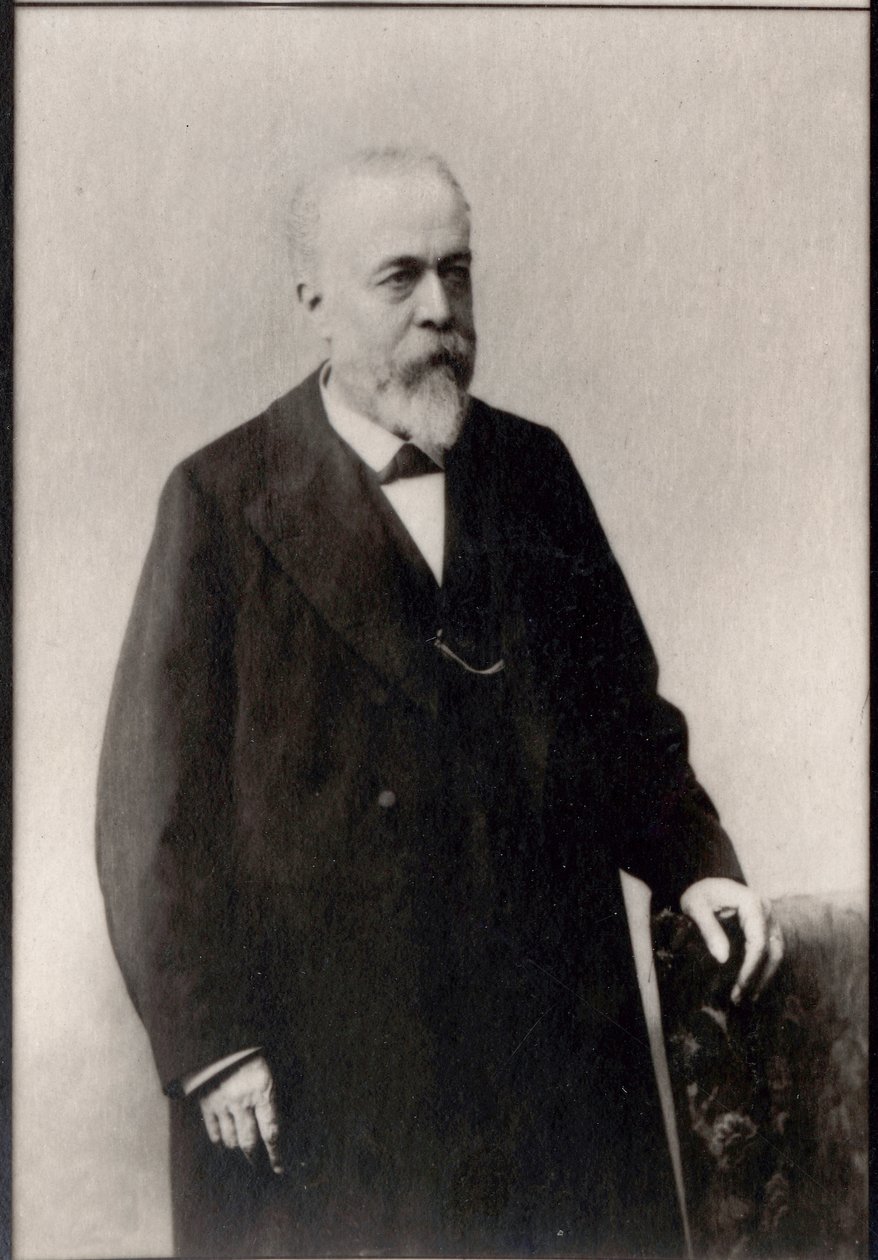 Eugene Henri Brisson（1835-1912）的肖像，法国政治家。 作者 法国摄影师