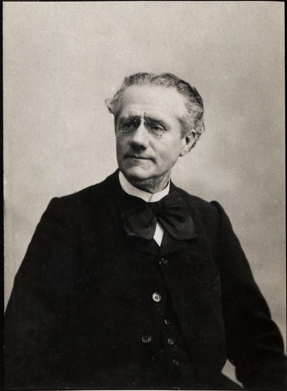 法国律师Eugene Pouillet（1835-1905）的肖像。 作者 法国摄影师