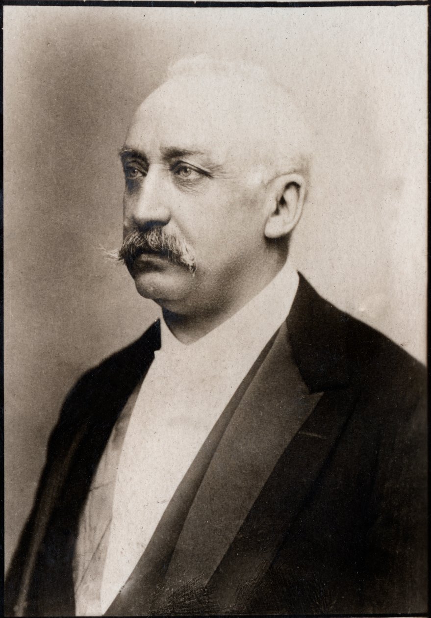 Felix Faure（1841-1899）的肖像，法国政治家。 作者 法国摄影师