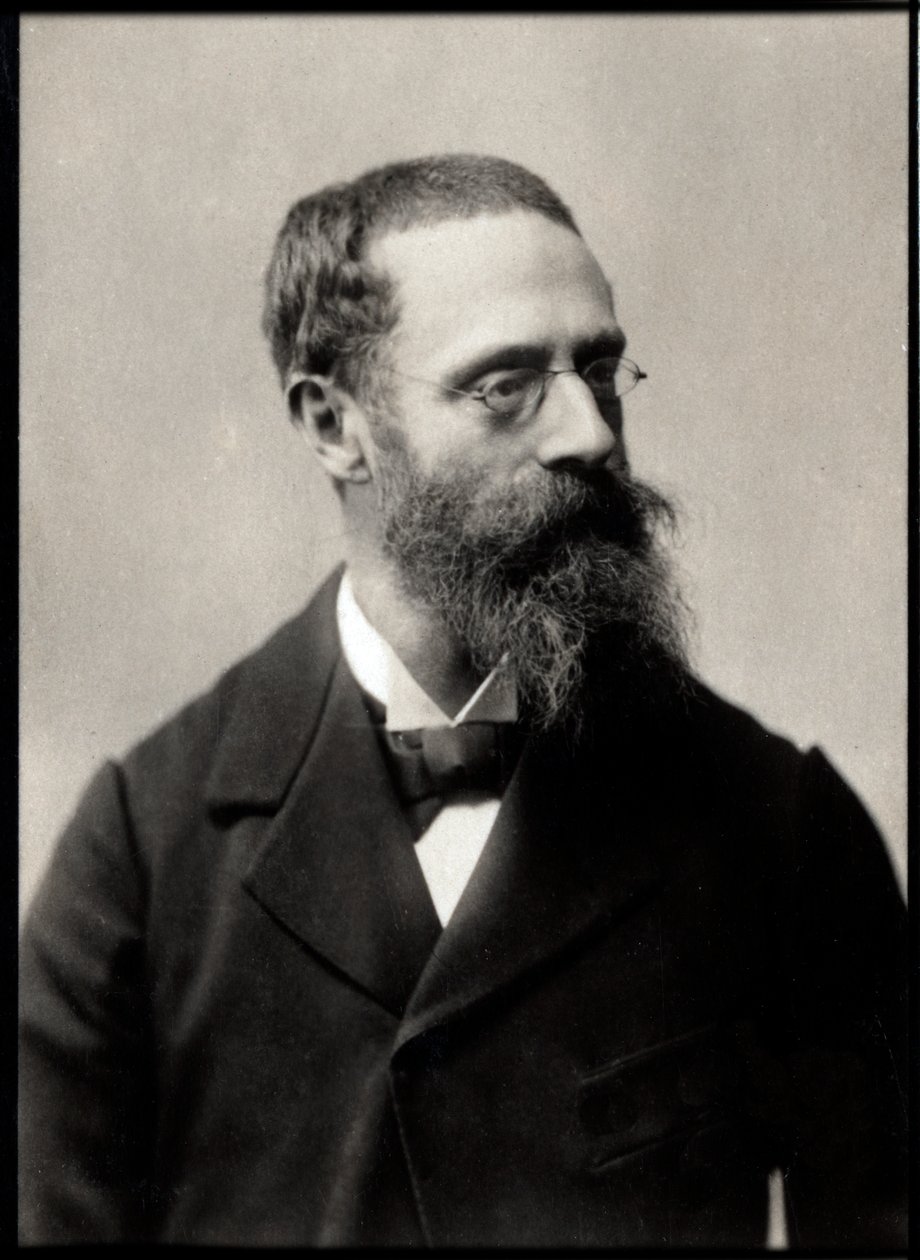 弗朗西斯Tattegrain（1852-1915），法国画家的肖像。 作者 法国摄影师